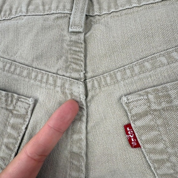 Vintage Levis Jeans Mens 38x30 (Fits 38x28) Beige 550 Relaxed Fit Made In USA - Picture 8 of 16